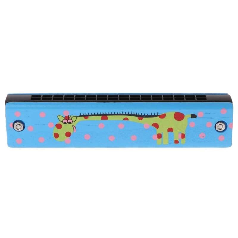 16 Holes Cute Harmonica Kids Wind Instrument Beginner Musical Educational Toy
