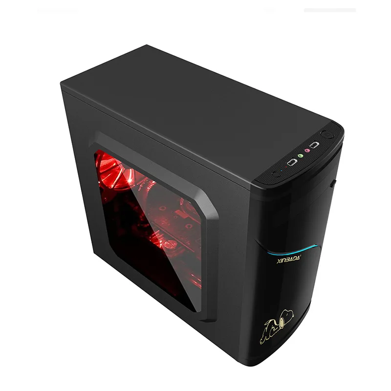 Игровой компьютерный чехол для компьютера с космическим корпусом для материнских плат mATX, вертикальный настольный компьютер Micro ITX, корпус для геймера