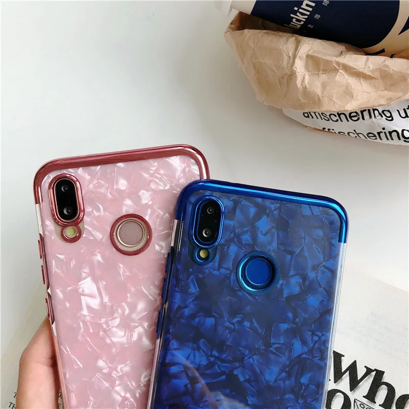 TPU Glitter Bling Marble 2 in 1 Case For Huawei P20 Pro P30 P10 P9 Mate 20 10 Lite Nova 4 3 Honor 9 8X 7X Phone Cases Soft Cover |