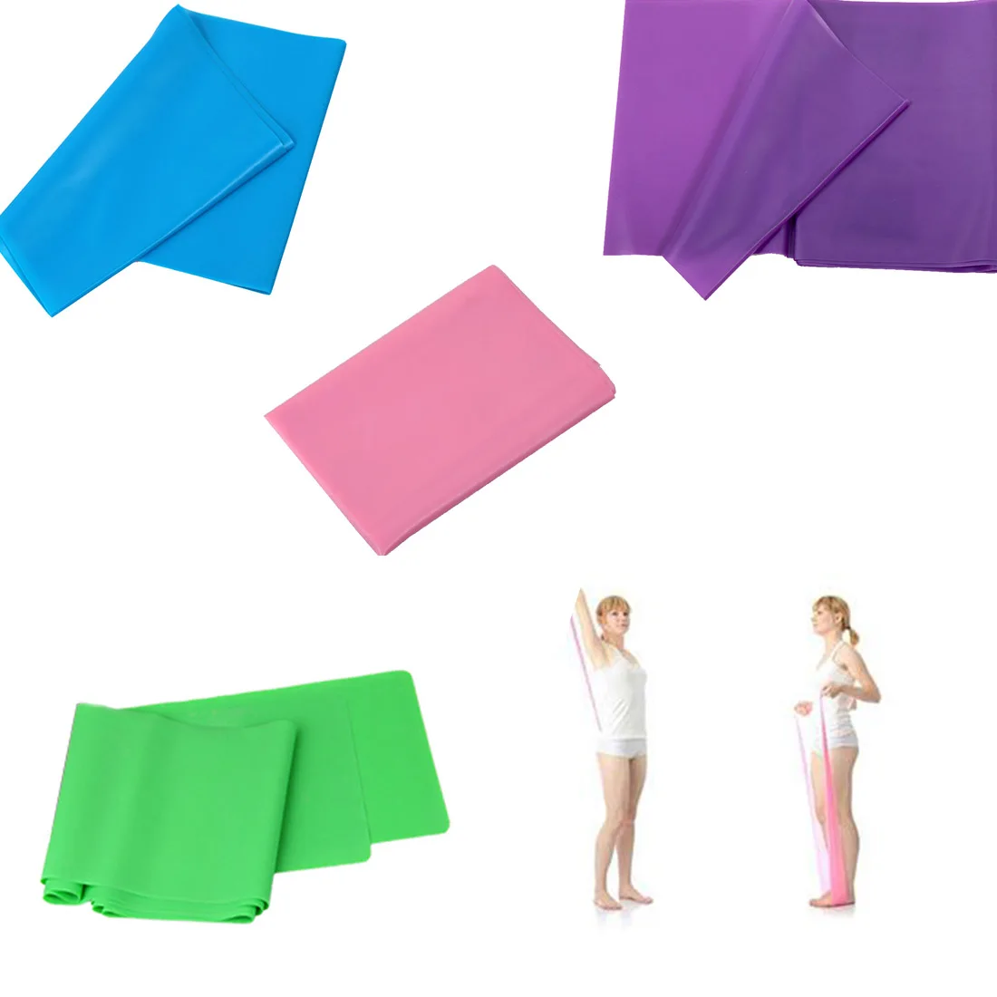 Оборудование для тренажерного зала 1 5 м Йога Пилатес стрейч эластичная лента