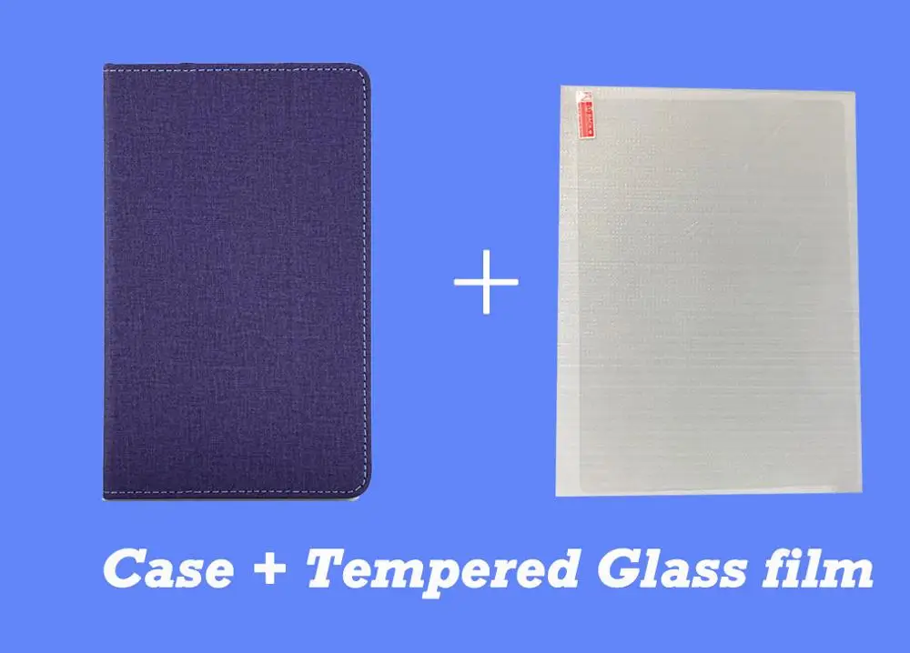 1-blue-glass film Высококачественный чехол для CHUWI HI9 Pro, 8,4 дюймов, планшет, ПК, Модный чехол из ПУ кожи, чехол для CHUWI hi9 pro+ экранная пленка, подарки - Цвет: 1-blue-glass film