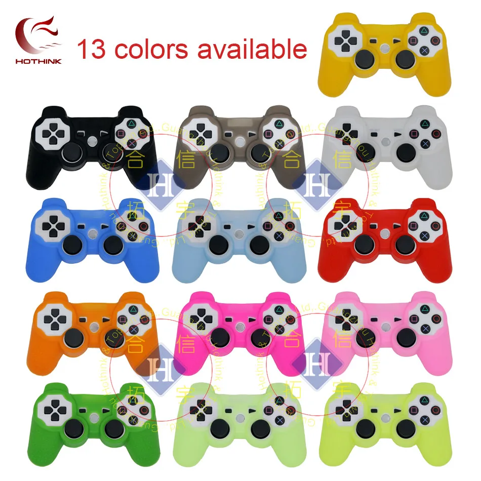 Защитный силиконовый чехол HOTHINK мягкий для геймпада Playstation 3 PS3 dualshock 3|case for|case skincase