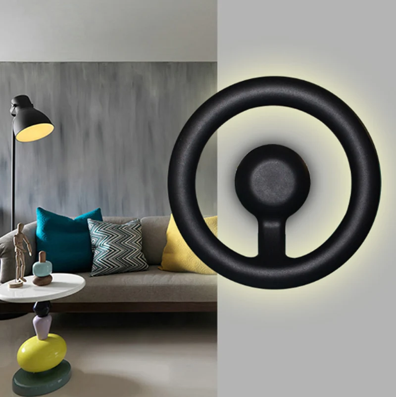 Креативная прикроватная настенная лампа современный минималистичный