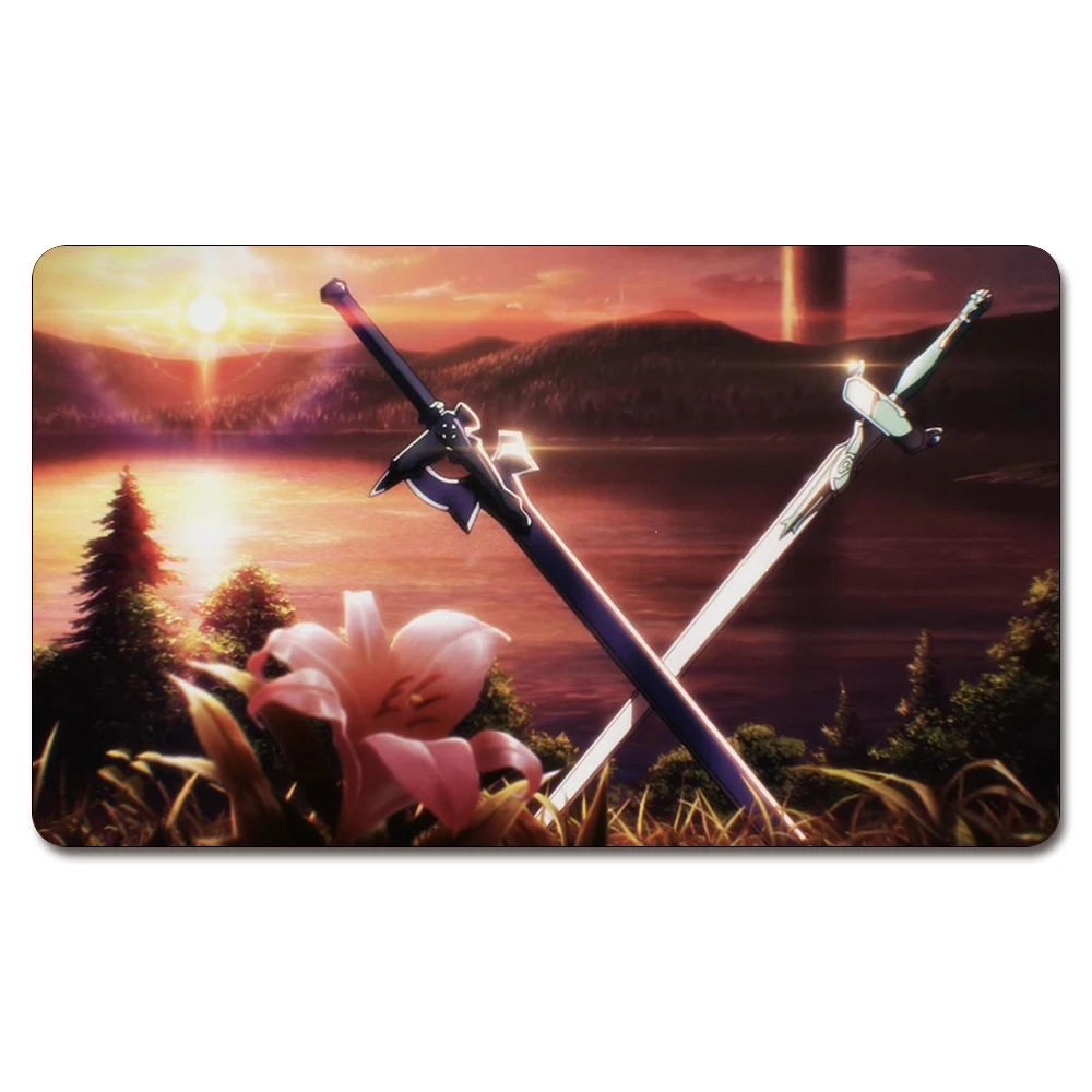 (Sword Art Online 2 Playmat) 525 пользовательские аниме настольные игры сексуальный игровой