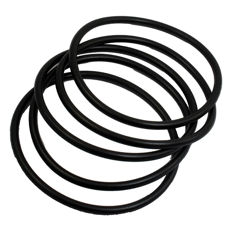 

5 pieces 100 mm outer diameter 5 mm thick rubber seal oil-filtered O-rings