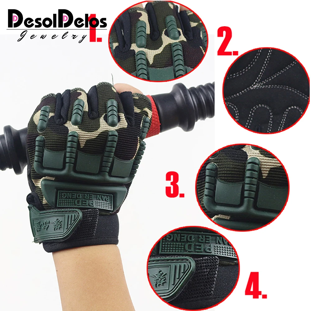

5-13 Years old Kids Tactical Fingerless Gloves Military Armed Anti-Skid Rubber Knuckle half Finger Boys Girls Children Gloves