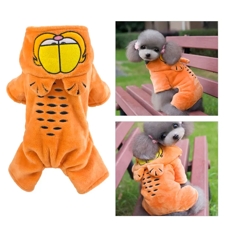 Новинка 2016 теплая фланелевая флисовая одежда для маленьких собак комбинезон