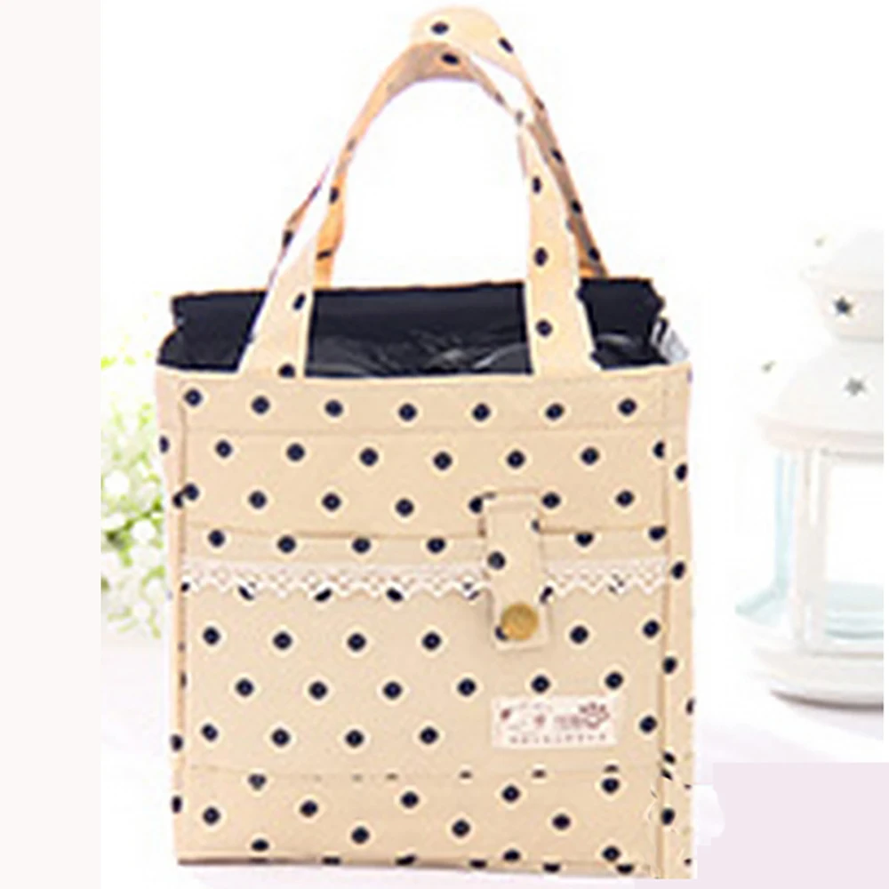 Portable Lace Thermal Insulated Lunch Box Tote Cooler Bag Bento Pouch Food Storage Container Girl Women Picnic 38 | Дом и сад