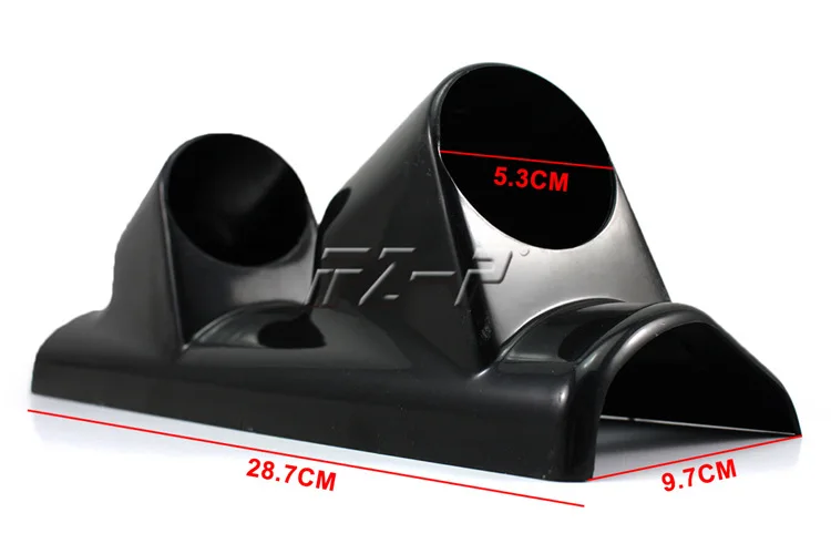 Автомобильный Стайлинг ABS гоночный карбоновый метр 60 мм отверстие шаблон на