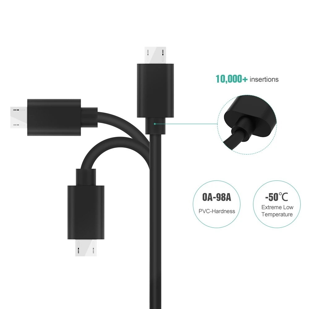 Кабель Micro USB FLOVEME 2 А кабель для быстрой зарядки и передачи данных Samsung Xiaomi