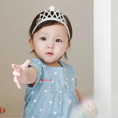 1 шт. головная повязка принцессы с короной для маленьких девочек аксессуары