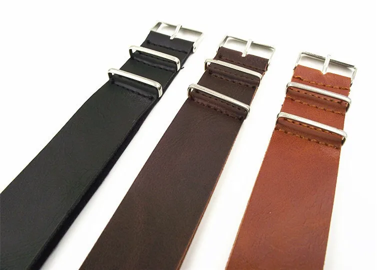 Ремешок из искусственной кожи для наручных часов браслет 10 шт./лот 16 мм 18 20 22 24 3
