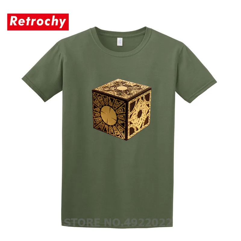 Одежда с 3D принтом Hellraiser Box Clive Barker хлопковая футболка короткими рукавами для