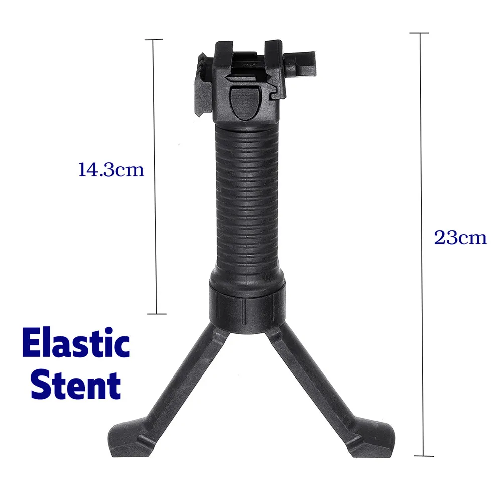 Elastic Stent ABS тактическая рукоятка Foregrip для JinMing 8th M4A1 гелевый шар игра вода для оружия игрушки аксессуары - Цвет: Elastic Stent