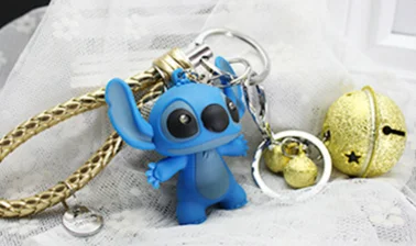 21 27 стилей Новое поступление Мультфильм "Лило и Стич" брелок светодиодный стежок брелок звук флеш-веревка колокольчик рюкзак Pandent подарки - Цвет: 21