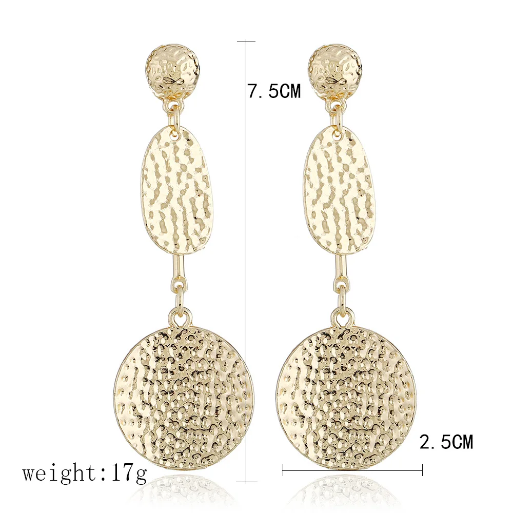 Louleur 2019 New Vintage Exaggerated Big Circle Long Dangle Earrings Pearl Gold Drop For Women Party Jewelry Brinco | Украшения и
