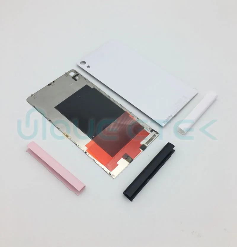 Для Huawei Ascend P6 металлическая задняя крышка батарейного отсека Запасные части +