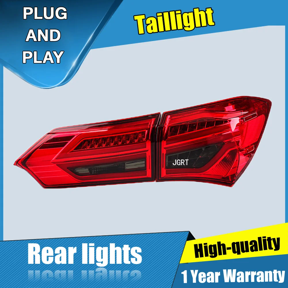 

4PCS Car Styling for Toyota Corolla Taillights 2014-2016 for Corolla LED Tail Lamp+Turn Signal+Brake+Reverse LED light