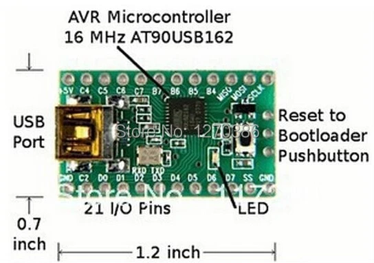 Бесплатная доставка! Teensy USB макетная плата AVR MKII ISP загрузочный кабель AT90USB162|cable