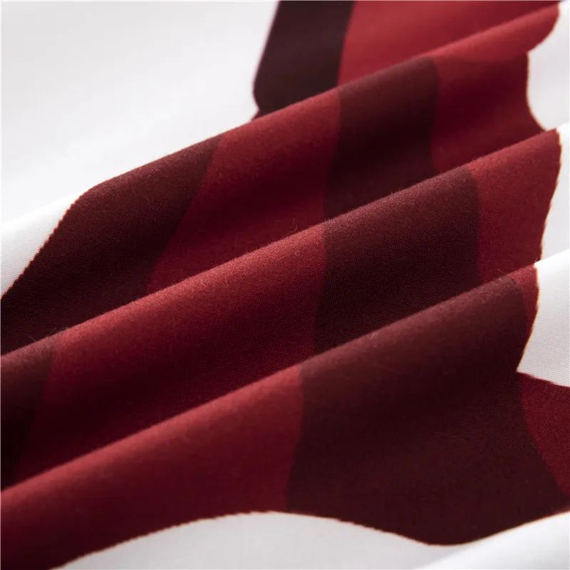 2017 Китай роскошное постельное белье Череп Свадебный пододеяльник черный и белый