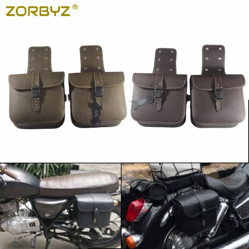 ZORBYZ 1 пара ретро искусственная кожа седельная сумка боковые сумки для