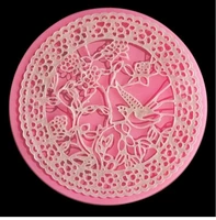 real fondant cake decorating tools free post new diy baking mold magpie for pigeons lace flower cake fondant green liquid