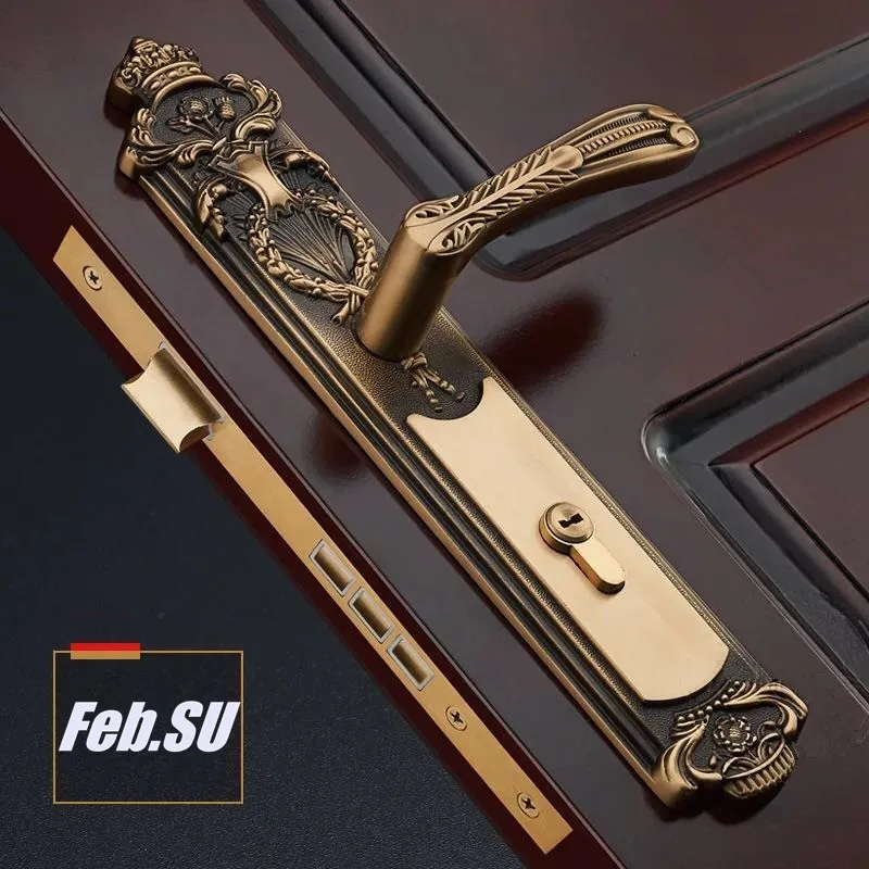 85 см толщина двери 35 55 мм дверная ручка латунный замок с 70 замком|brass lock|door lock with