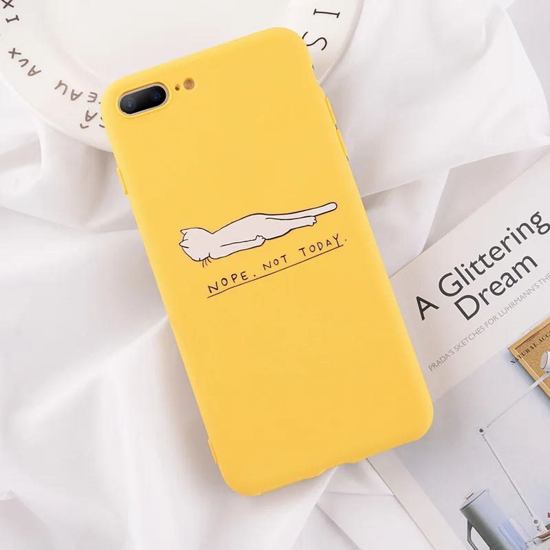 T23 Lovebay чехол для телефона для iPhone 11 6 6 S 7 8 Plus X XR XS 11Pro Max милый мультяшный буквенный олень смайлик Мягкий ТПУ чехол для iPhone - Цвет: T23
