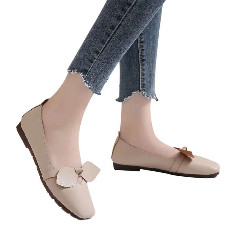 Женские повседневные лоферы в английском стиле с бантом летние женские туфли на