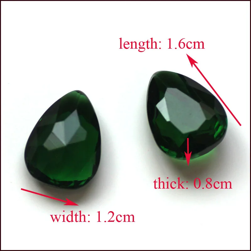 Бусины с плоской задней поверхностью без отверстий 16 х12 мм|jewelry design beads|jewelry