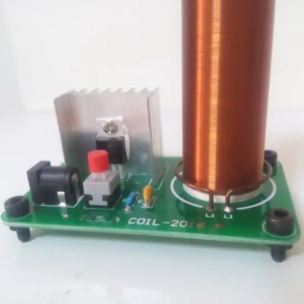 12V электронные игрушки Тесла катушки беспроводной передачи PCB освещение пластины