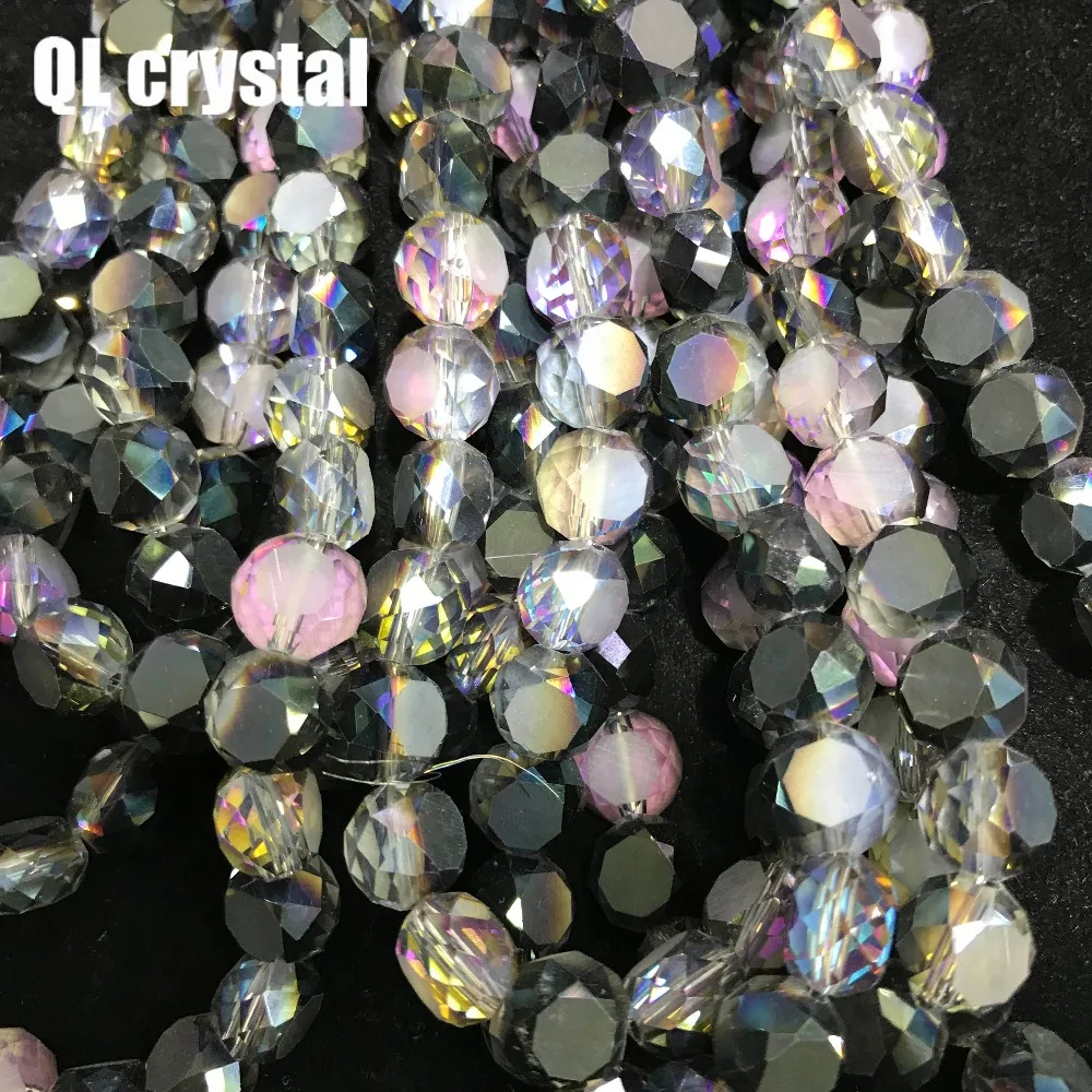 50pcs 12mm Bicone Austria Crystal beads Charm loose spacer Beads DIY Earrings necklace hadicraft bracelet jewelry | Дом и сад