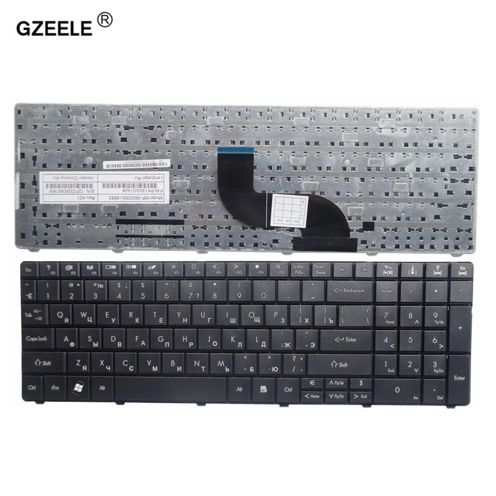 

GZEELE RUSSIAN Laptop Keyboard for ACER for Aspire E1-531 E1-571G RU layout Black new Keyboard Fully tested High-quality replace