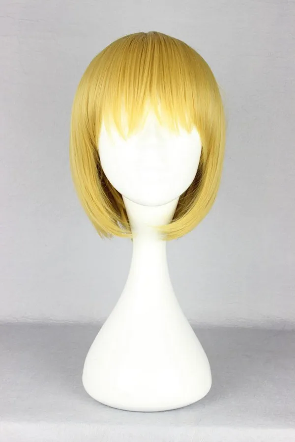 MCOSER Новый Боб Прическа Аниме Косплей Нападение на Титан-Армин Arlart Короткими