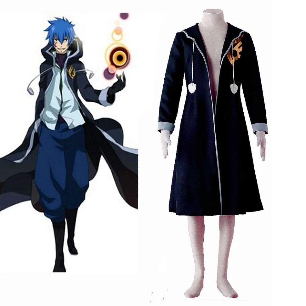 

Unisex Japan Anime Fairy Tail Jellal Fernandes Cosplay Costumes Coat