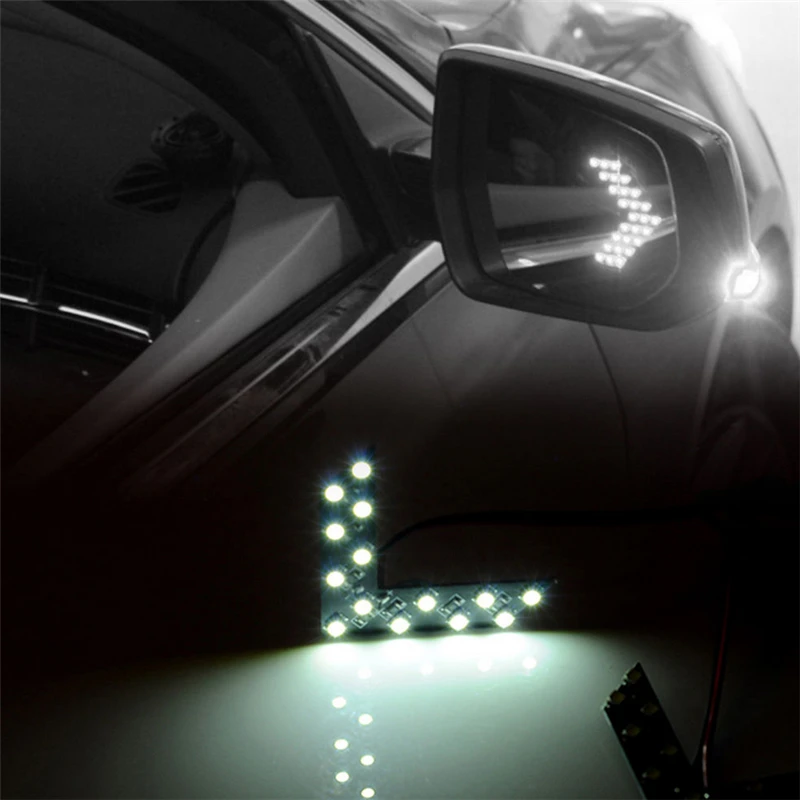KEYECU 2 шт. 14SMD светодиодный индикатор с боковым зеркалом со стрелками
