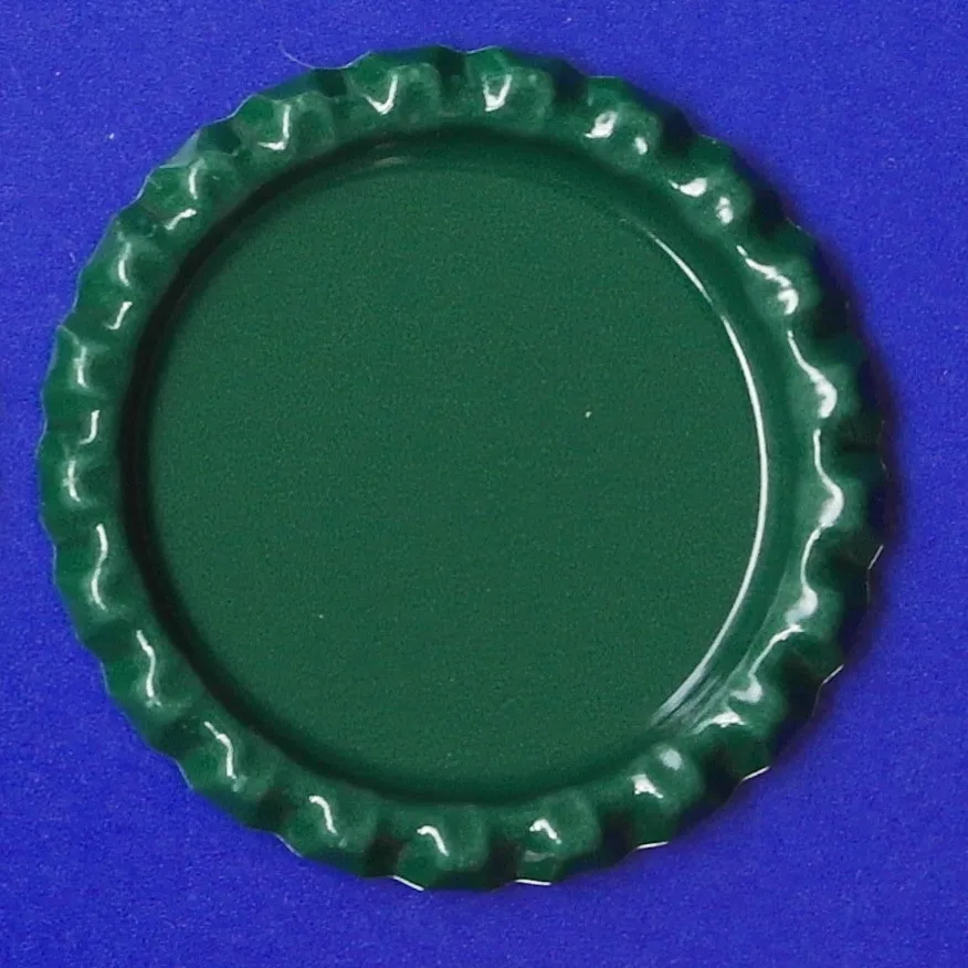 Dark Green Sutoyuen 100 шт двухсторонняя цветная плоская Бутылочная крышка для рукоделия ювелирное изделие колье с подвеской металлические крышки для пивных бутылок без отверстия - Цвет: Dark Green