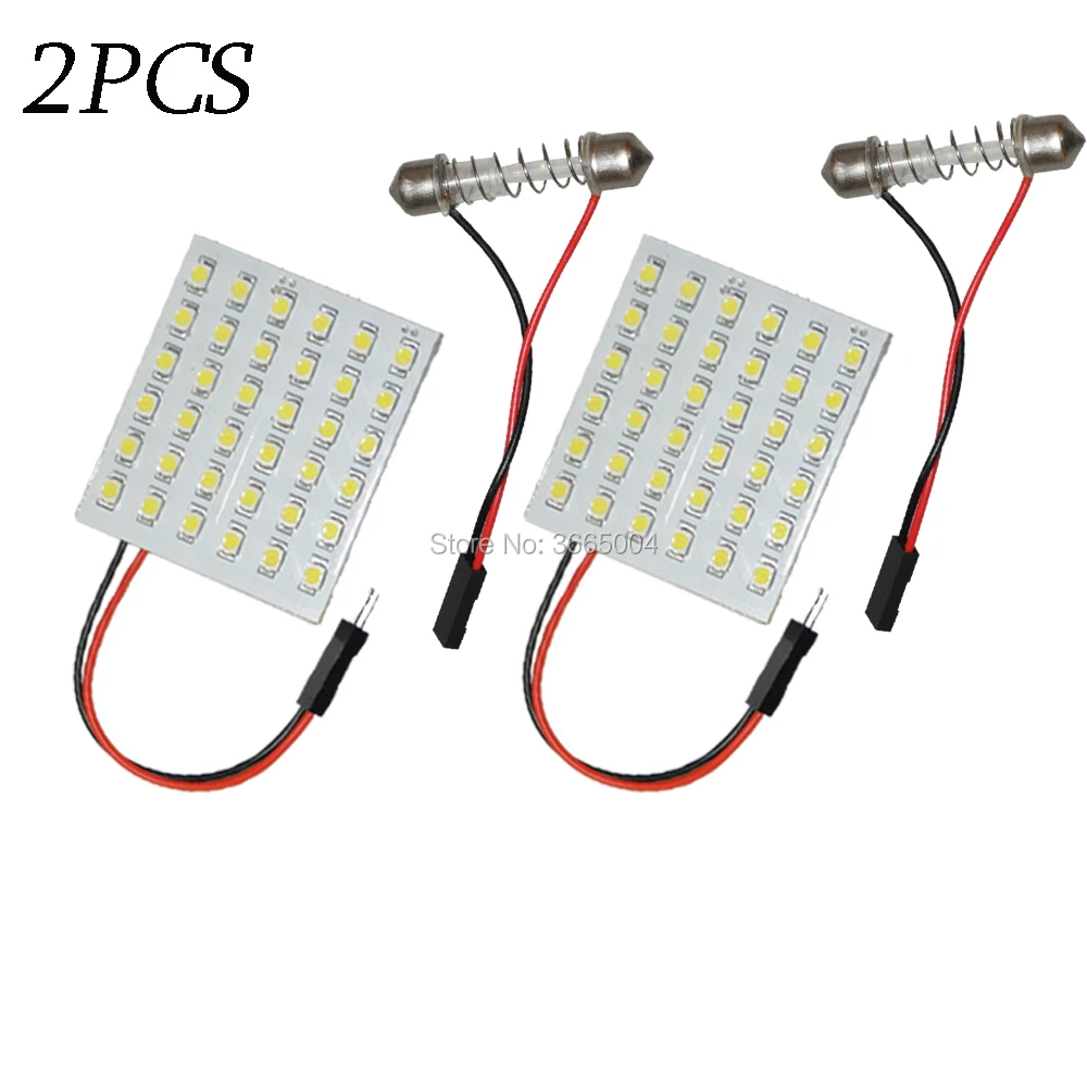 2X Фирменная Новинка 36 3528 SMD 6*6 светодиодный Панель светильник чистого белого