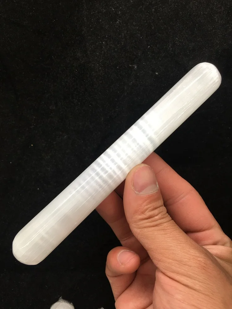15 см натуральный кварцевый кристалл selenite wand point рейки лечение для женщин