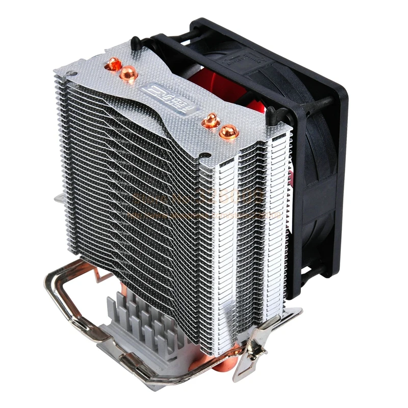 Кулер PcCooler для процессора pure cooper 2 бесшумный кулер с тепловыми трубками Intel LGA