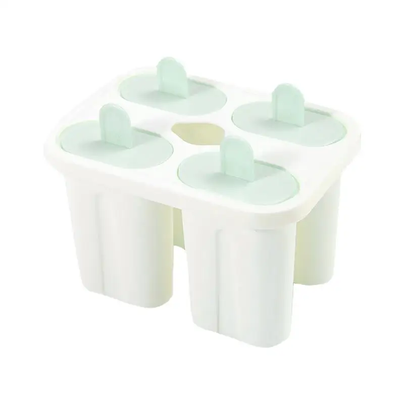 Самодельный лед производитель мороженого леденец набор кремов Формочки Для Мороженного «фруктовый лед» лоток для леденца форма замороженная палочка для леденцов инструменты для приготовления пищи - Цвет: Green