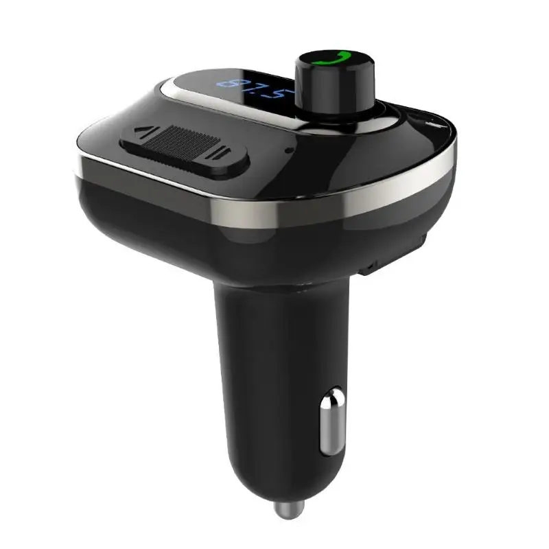 T19 USB зарядное устройство адаптер Поддержка MP3 lcd TF карта U диск fm передатчик Bluetooth с