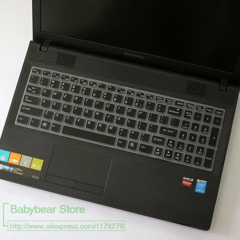 Силиконовый чехол для клавиатуры Lenovo Ideapad 15 6 дюйма защитный Z50-75 500-15 500 Y700 2016 год 2019