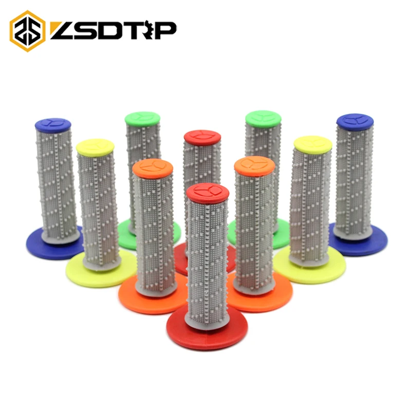 

ZSDTRP Gel Rubber HandleBar Grip Hand Bar Grips 7/8" 22mm For WRF EXC SX SXF CRF YZF DRZ DIRT PIT BIKE Motocross Motorcycle