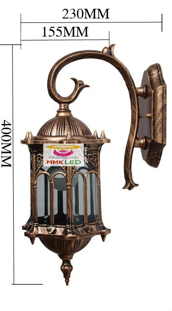 Европейская настенная лампа наружный водонепроницаемый фонарь для сада