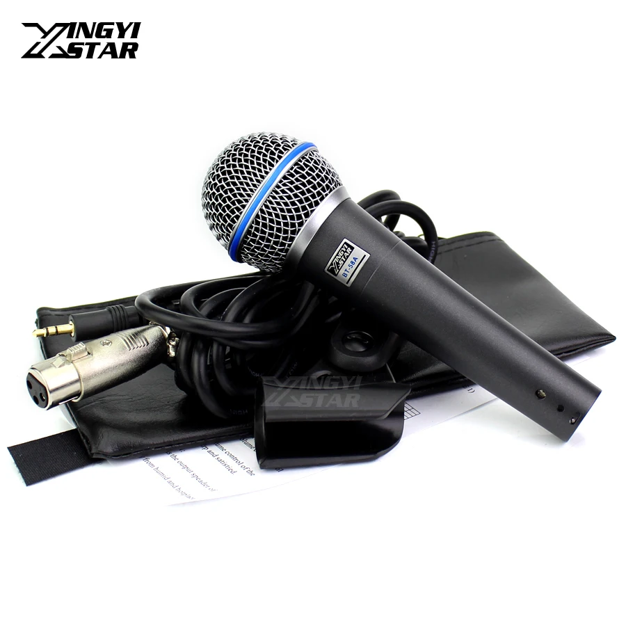 BT58A Professional Cardioid Vocal Dynamic Mic Handheld Karaoke Microphone 3.5mm Jack Mike For Beta58A BETA 58A 58 A Singer Sing