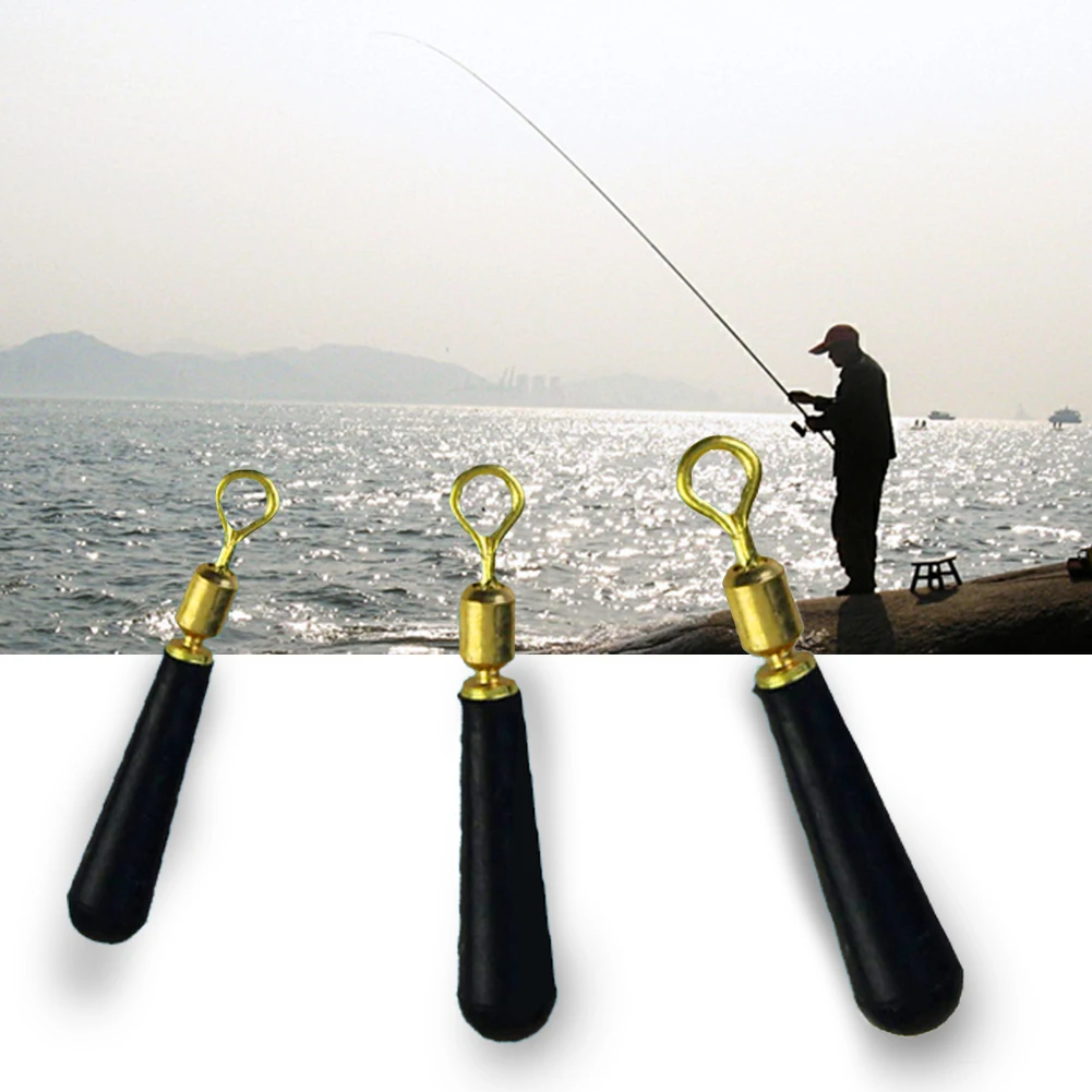 11 шт./лот Рыбалка Шестерни блок рыболовный гибкий соединитель поплавков Медь