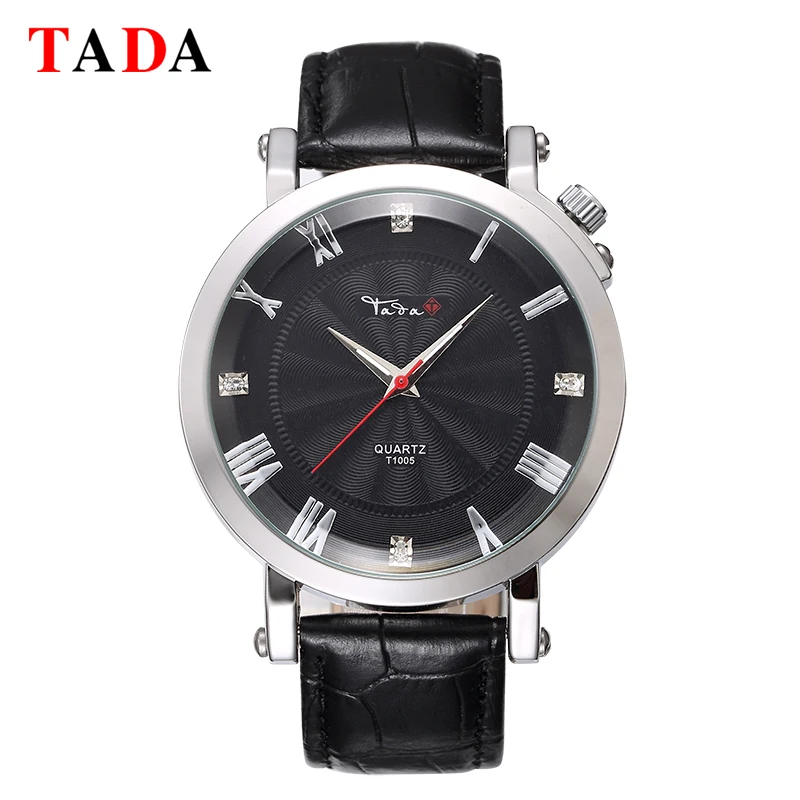 Часы наручные мужские с ремешком из натуральной кожи в японском стиле|watch men|watch