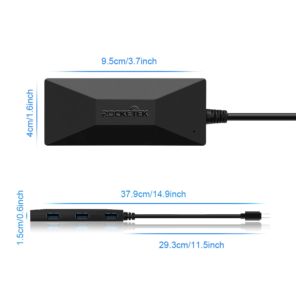 Rocketek USB 3,0 к Rj45 концентратор гигабитный Ethernet адаптер 1000 Мбит/с для Xiaomi Mi Box 3/S 4 4c se Android tv телеприставка Сетевая карта Lan