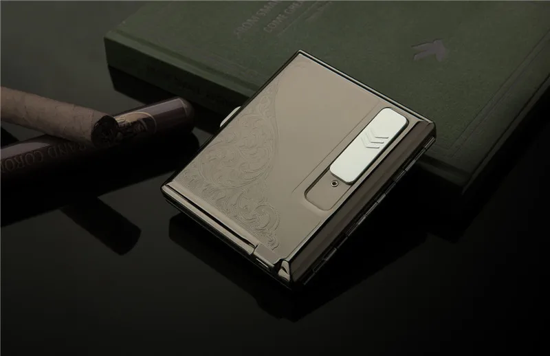 16 сигареты коробки USB Сигарета чехол с питанием от прикуривателя Упаковка: